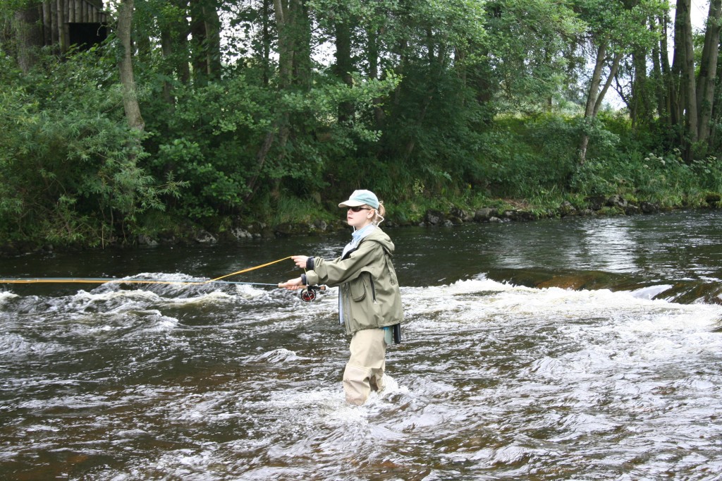 Anna Zharkov from Moscow Fishing Red Brae