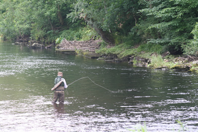 Colin Carnie fishing Red Brae