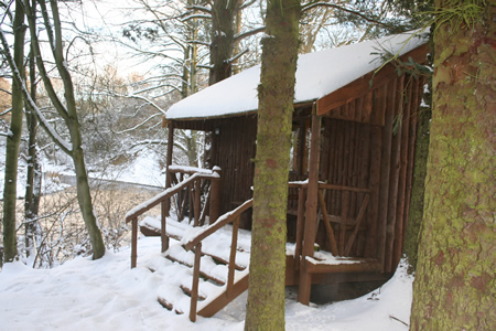 Red Brae Hut in the winter of 2010/11
