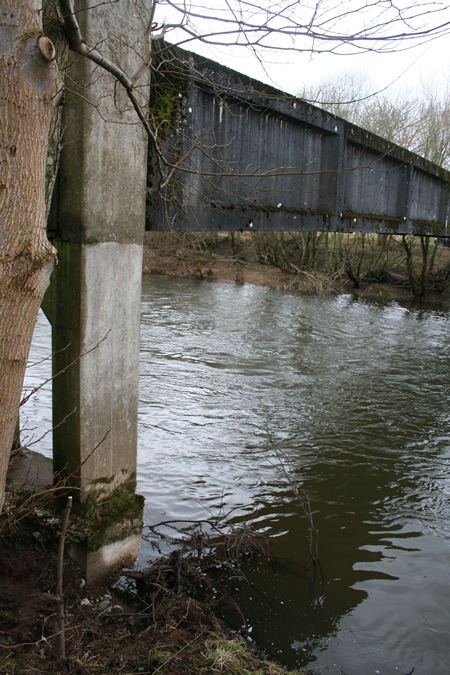 Erosion of Haughs aqueduct support