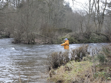 Ryan Balcombe fishing Red Brae