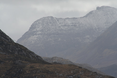 Ben Dearg from the Bothy Pool