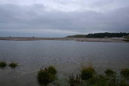 4. Lagoon formed by shingle dam